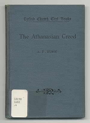 Bild des Verkufers fr The Athanasian Creed (Oxford Church Text Books) zum Verkauf von Between the Covers-Rare Books, Inc. ABAA