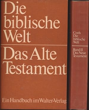 Image du vendeur pour Die Biblische Welt - Das Alte Testament/Das Neue Testament - 2.Bnde Ein Handbuch zur Heiligen Schrift in zwei Bnden. mis en vente par Fundus-Online GbR Borkert Schwarz Zerfa