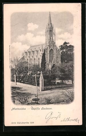 Seller image for Postcard Montevideo, Capilla Jackson, Fassade der Kirche for sale by Bartko-Reher
