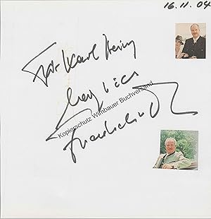 Bild des Verkufers fr Original Autogramm Friedrich von Thun /// Autograph signiert signed signee zum Verkauf von Antiquariat im Kaiserviertel | Wimbauer Buchversand