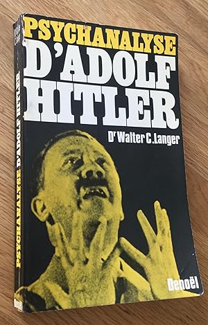 Imagen del vendedor de Psychanalyse d Adolf Hitler a la venta por Les Livres du Pont-Neuf