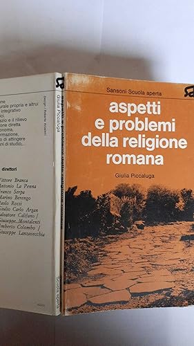 Imagen del vendedor de Aspetti e problemi della religione romana a la venta por librisaggi