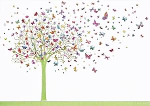 Image du vendeur pour Tree of Butterflies Note Cards (Cards) mis en vente par BargainBookStores