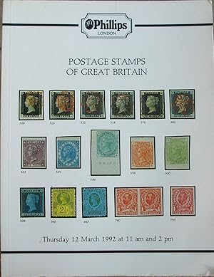 Phillips Postage Stamps of Great Britain 12 March 1992