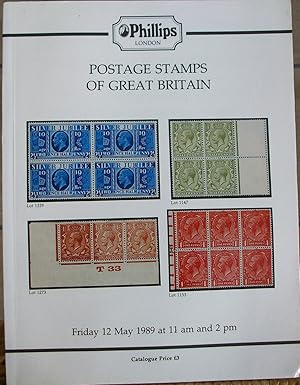 Phillips Postage Stamps of Great Britain 12 May 1989