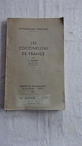 LES COCCINELLINI DE FRANCE ( COCCINELLES )