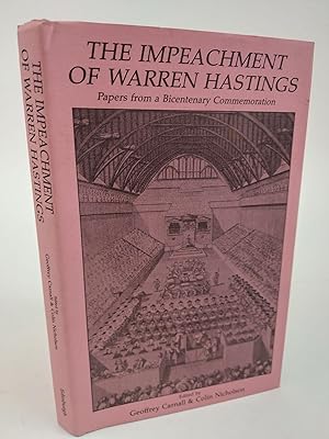 Bild des Verkufers fr THE IMPEACHMENT OF WARREN HASTINGS zum Verkauf von Second Story Books, ABAA