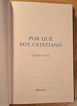 Imagen del vendedor de Por qu soy cristiano a la venta por Llibres Bombeta