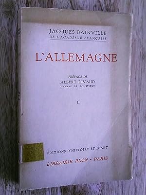 L'Allemagne, tome II