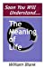 Seller image for Soon You Will Understand. The Meaning of Life [Soft Cover ] for sale by booksXpress