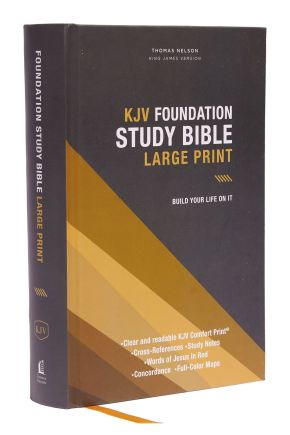 KJV, Foundation Study Bible, Large Print, Hardcover, Red Letter, Comfort Print: Holy Bible, King ...