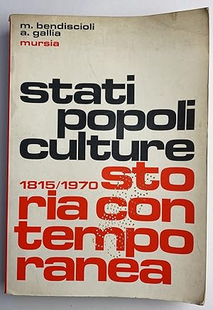 Stati popoli culture storia contemporanea 1815/1970