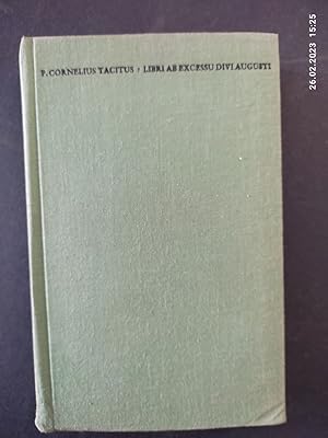 Image du vendeur pour Libri ab excessu divi Augusti. P. Cornelius Tacitus. Diese Ausg. besorgte Carl Hoffmann / Heimeran-Texte mis en vente par Antiquariat-Fischer - Preise inkl. MWST