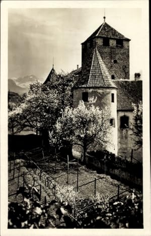 Bild des Verkufers fr Ansichtskarte / Postkarte Catinaccio Rosengarten Trentino Alto Adige Sdtirol, Castel Mareccio zum Verkauf von akpool GmbH