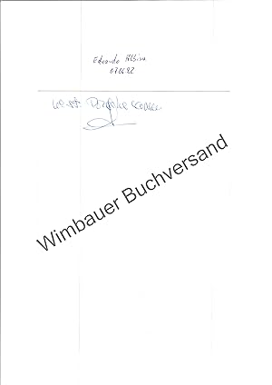 Immagine del venditore per Original Autogramm Eduardo Albisu Racing driver /// Autogramm Autograph signiert signed signee venduto da Antiquariat im Kaiserviertel | Wimbauer Buchversand