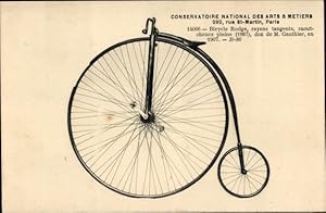 Ansichtskarte / Postkarte Conservatoire National des Arts et Metiers, Paris, Bicycle Rudge, Fahrr...