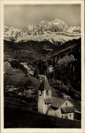 Bild des Verkufers fr Ansichtskarte / Postkarte Catinaccio Rosengarten Trentino Alto Adige Sdtirol, Ortsansicht, Bergpanorama zum Verkauf von akpool GmbH