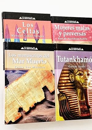 PACK DE 4 libros ENIGMAS DE LA HISTORIA: MUJERES MALAS Y PERVERSAS - TUTANKHAMÓN - LOS CELTAS - L...