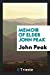 Seller image for Memoir of Elder John Peak [Soft Cover ] for sale by booksXpress