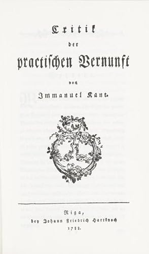 Seller image for Kant, I: Critik der practischen Vernunft for sale by AHA-BUCH GmbH