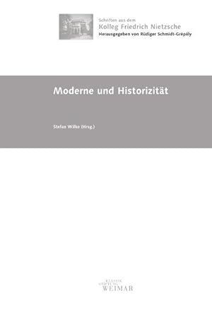 Bild des Verkufers fr Moderne und Historizitt zum Verkauf von AHA-BUCH GmbH