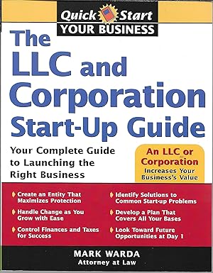 Seller image for The LLC and Corporation Start-Up Guide (Quick Start) for sale by Charing Cross Road Booksellers