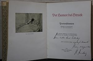 Der Humor bei Struck. Poetenstimmen. Gesammelt und herausgegeben von Heinrich Hirschberg. Mit zah...