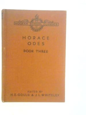 Image du vendeur pour Odes Book Three mis en vente par World of Rare Books