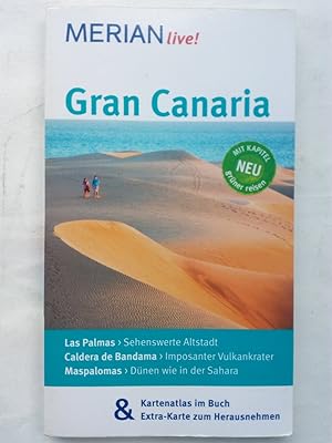 Imagen del vendedor de Gran Canaria - MERIAN live! - Mit Kartenatlas im Buch und Extra-Karte zum Herausnehmen a la venta por Versandantiquariat Jena