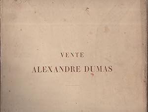 Catalogue des tableaux anciens et modernes formant la collection de m. Alexandre DUMAS.