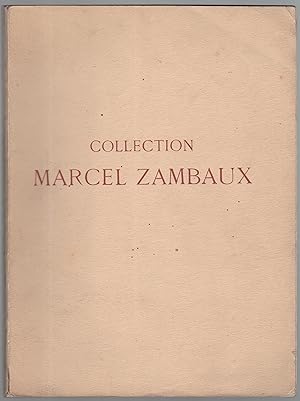 Collection de M. Marcel Zambaux