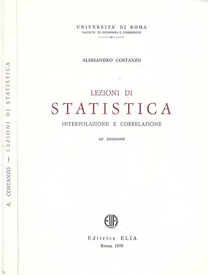 Seller image for Lezioni di Statistica Interpolazione e correlazione for sale by Biblioteca di Babele