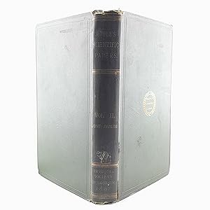 Bild des Verkufers fr Joint Scientific Papers. Volume 2 zum Verkauf von Cambridge Rare Books