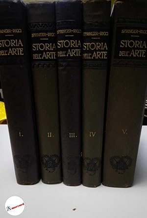 Seller image for MANUALE DI STORIA DELL'ARTE - 5 VOLL for sale by Amarcord libri