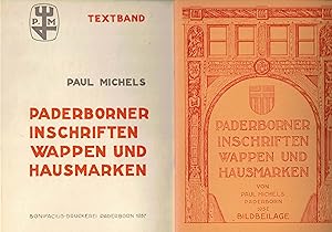 Bild des Verkufers fr Paderborner Inschriften, Wappen und Hausmarken. Textband + Bildbeilage zum Verkauf von Paderbuch e.Kfm. Inh. Ralf R. Eichmann