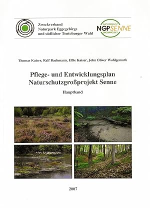 Bild des Verkufers fr Pflege- und Entwicklungsplan Naturschutzgroprojekt Senne. Hauptband zum Verkauf von Paderbuch e.Kfm. Inh. Ralf R. Eichmann