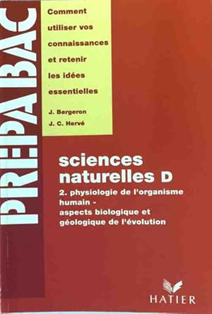 Sciences naturelles D Tome II - J. Bergeron