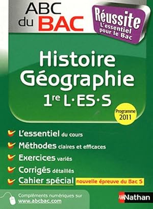 Histoire-G ographie : 1 re L, ES, S - Collectif