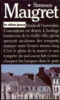 Image du vendeur pour Le chien jaune - Georges Simenon mis en vente par Book Hmisphres