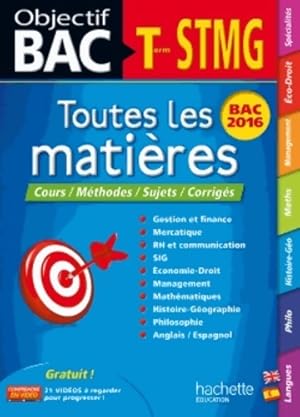 Objectif bac toutes les matieres term STMG - Eric Marcel