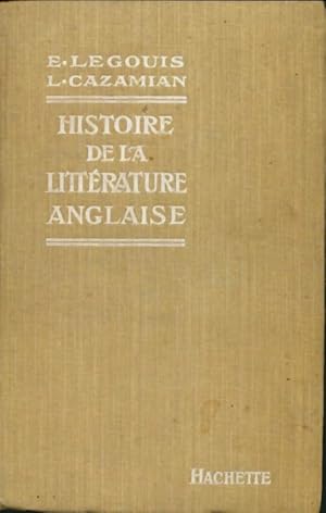 Histoire de la litt?rature anglaise - L. Legouis