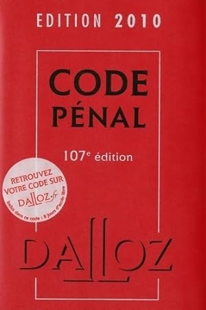 Seller image for Code p?nal 2010 - Yves Mayaud for sale by Book Hmisphres