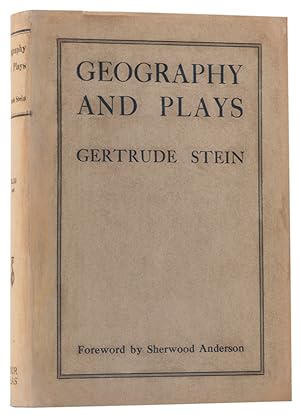 Bild des Verkufers fr Geography and Plays. Foreword by Sherwood Anderson. zum Verkauf von Shapero Rare Books