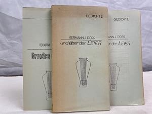 Seller image for und ber der Leier : Gedichte. Privatausgabe 1966 in Privatdruck . HANDSIGNIERT for sale by Antiquariat Bler