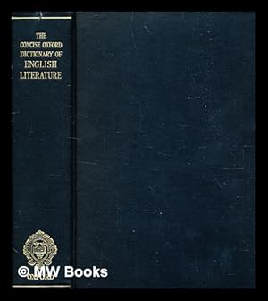 Bild des Verkufers fr The concise Oxford dictionary of English literature / [edited by John A.E. Mulgan.] zum Verkauf von MW Books