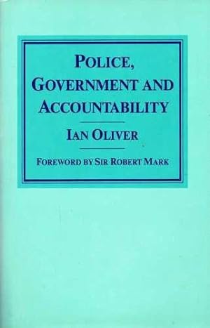 Seller image for Police, Government and Accountability for sale by WeBuyBooks