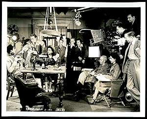 Immagine del venditore per HIS GIRL FRIDAY (Original Candid Double-Weight Photo of Cast and Crew of the 1940 Columbia Screwball Comedy taken by studio photographer Irving Lippman) venduto da Lakin & Marley Rare Books ABAA