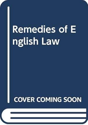 Seller image for Remedies of English Law for sale by WeBuyBooks