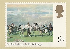 Mahmoud 1936 Horse Race Derby Postcard