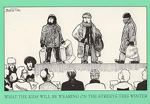 Immagine del venditore per Winter Street Fashion Parade Comic Russian Style Steve Best Postcard venduto da Postcard Finder